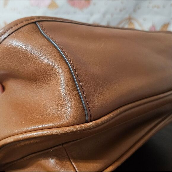 Tory Burch Leather Saddle Bag - Picture 6 of 10